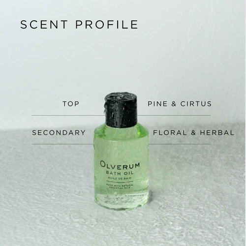 OLVERUM - Natural Bath Oil | Vegan, Cruelty-Free, Revitalizing Clean Beauty Bath Oil (4.25 fl oz | 125 ml)