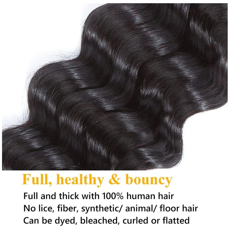 Peruvian Virgin Hair Loose Wave Weave - 18 Inch, 100g, Natural Color | 100% Unprocessed Human Hair