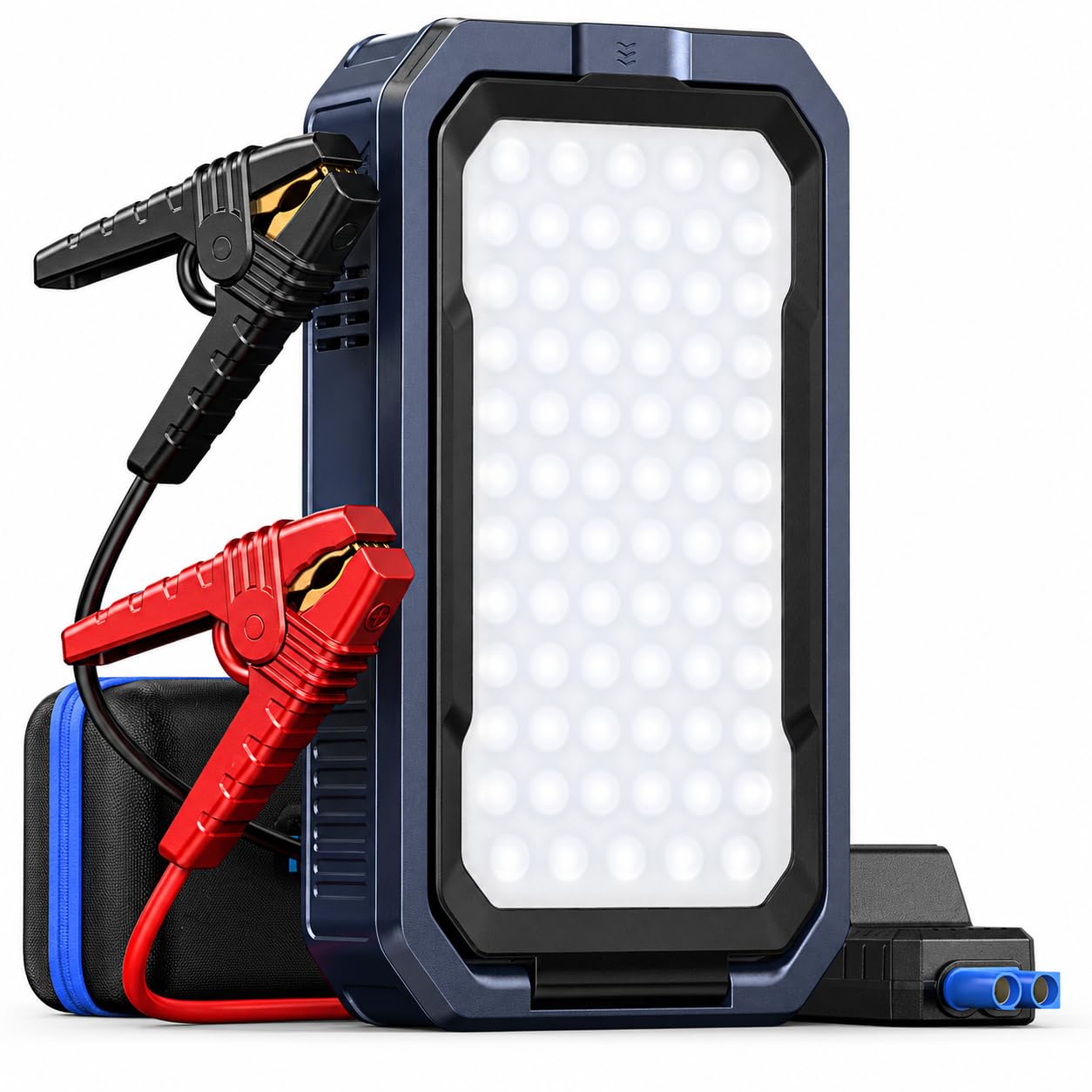 UTRAI Jump Starter with Air Compressor 150PSI, 8000A Peak 12V Jump Box for Car Battery (All Gas/12.0L Diesel), 160W DC Output Car Jumper Starter Portable, Jump Pack with OBD II Scanner, LED Light