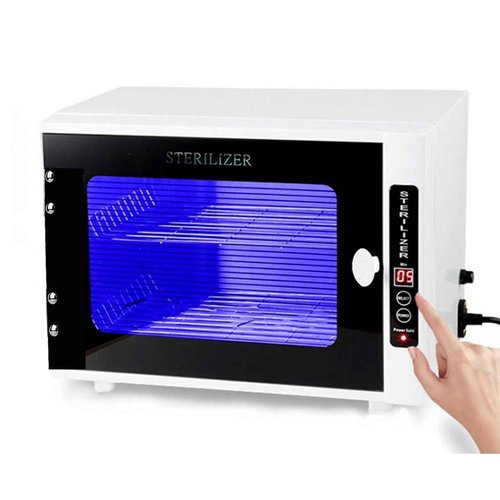 Shmian Sterilizer Cleaning Box, 12L Large Capacity Sterilization Cabinet, Profession LED Display Timing Sterilizer for Home SPA Salon Manicure Barber Tools Cleaning