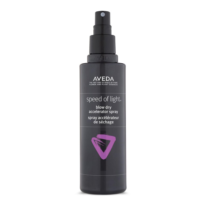 Aveda Speed of Light Blow Dry Accelerator Spray | Pre-Styling Spray | Cuts Dry Time | Heat Protectant | Lactic Acid Seals Hair Cuticle | 90% Naturally Derived*, 6.7 Fl Oz