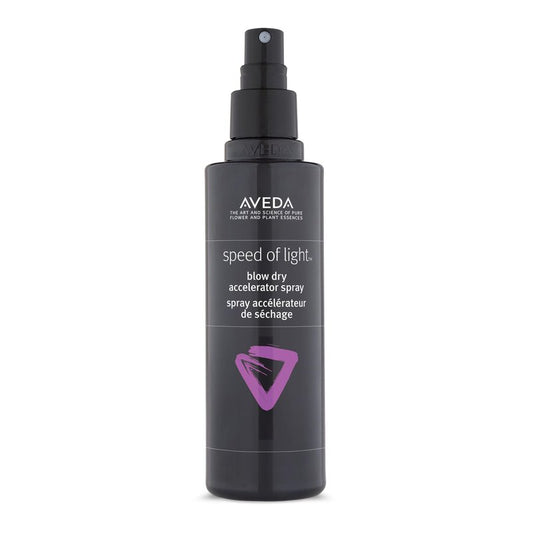 Aveda Speed of Light Blow Dry Accelerator Spray | Pre-Styling Spray | Cuts Dry Time | Heat Protectant | Lactic Acid Seals Hair Cuticle | 90% Naturally Derived*, 6.7 Fl Oz