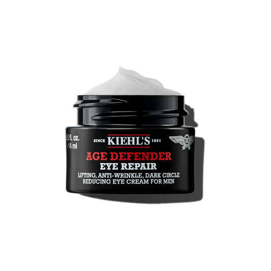Kiehl's Age Defender Eye Repair, Men's Anti-Aging Eye Cream, Reduces Dark Circles, Wrinkles and Puffiness while Firming Skin, Minimizes Crow's Feet and Under-Eye Wrinkles, Fragrance and Paraben Free