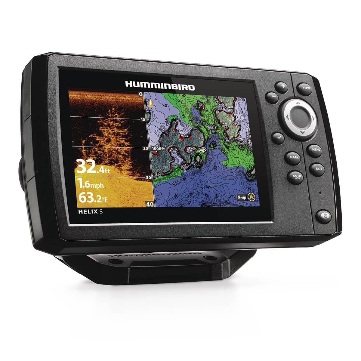 Humminbird Helix 5 G3 GPS Fish Finder with Transducer, Dual Spectrum Chirp Sonar & Down Imaging