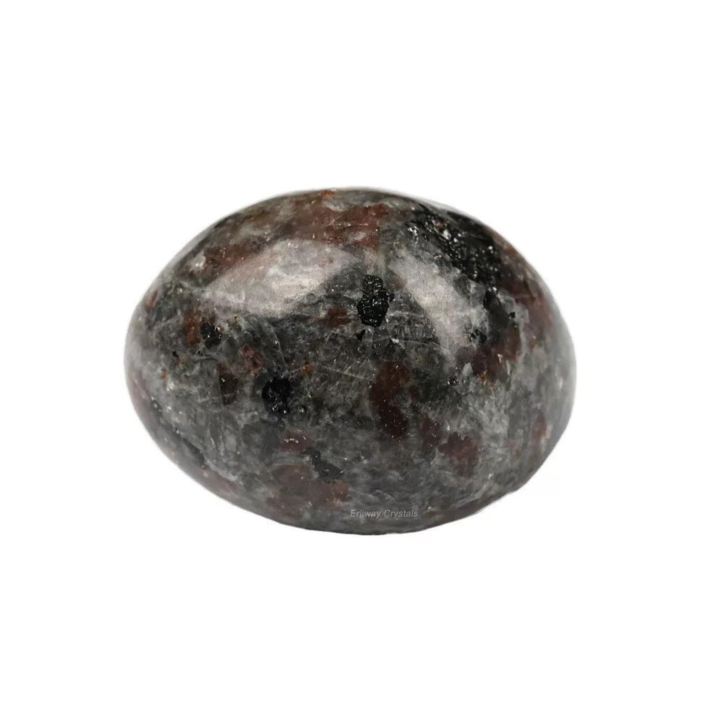 Erliway Flame Yooperlite Stone Healing Crystal Stones, 1.25-2.0" Large Reiki Healing Gemstones Natural Tumbled Polished Stones for Energy Witchcraft Therapy Meditation