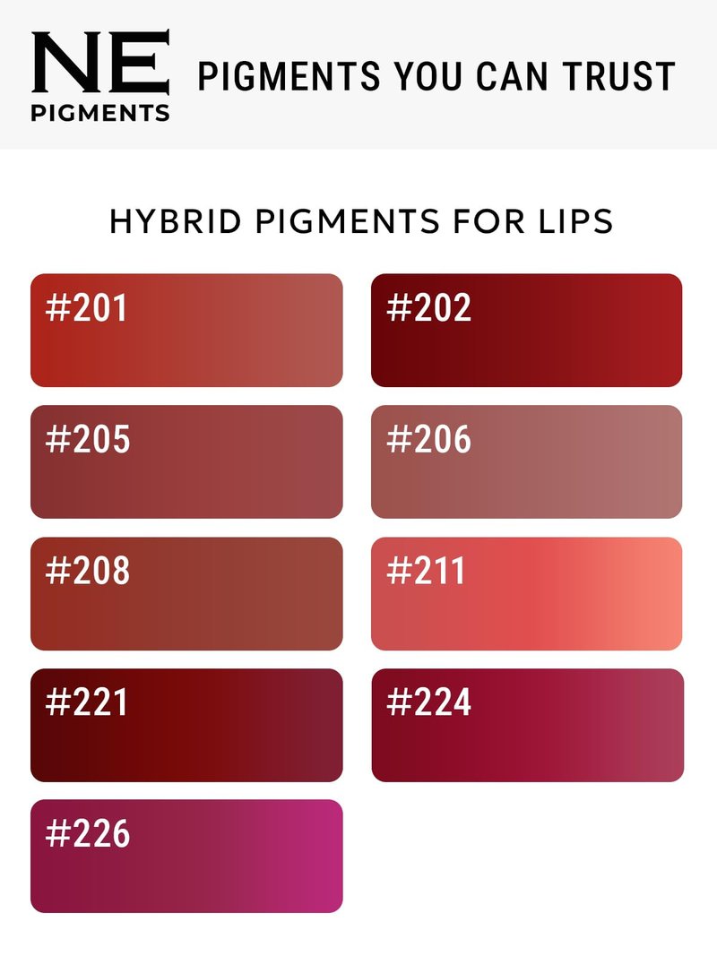 NE PIGMENTS #208 Peach - By Elena Nechaeva - Lip Pigment - Permanent Makeup - Professional Tattoo Ink