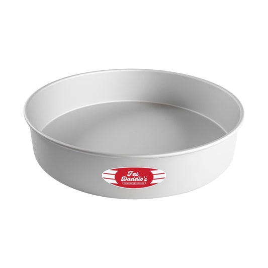 Fat Daddio's Round Cake Pan, 14 x 3 Inch, Silver