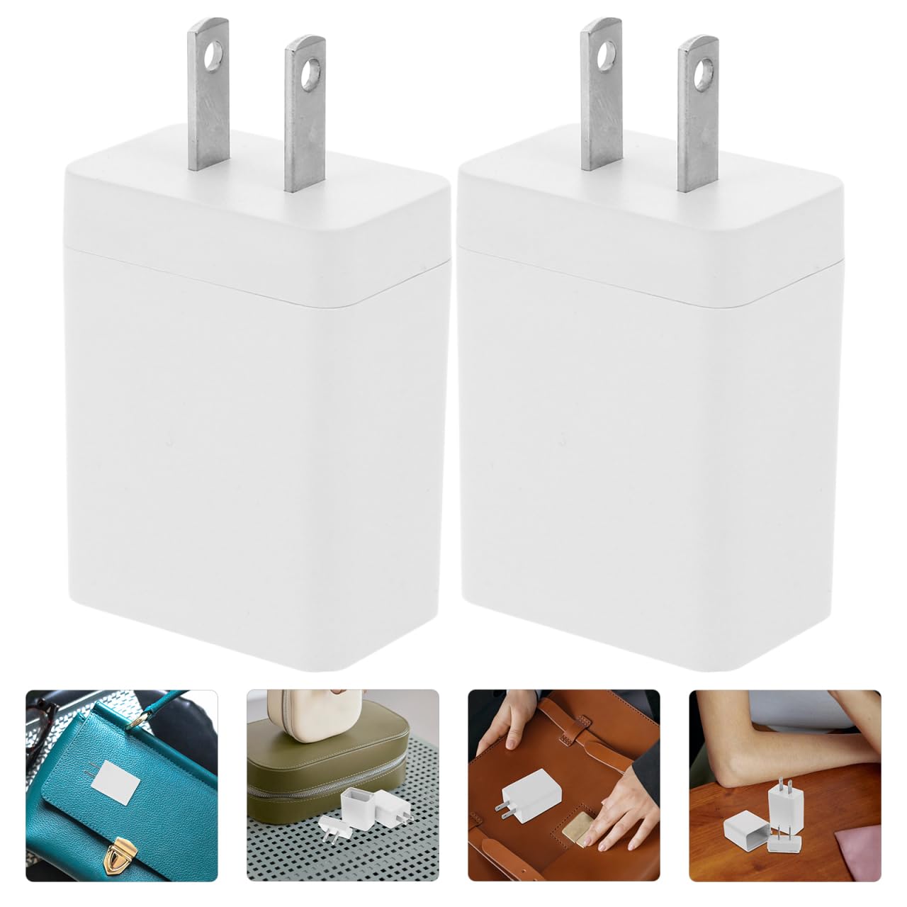 Homoyoyo Fake Plug Storage Secret Stash Compartments Charger Pill Box Hidden Storage Case Disguised Adapter Money Jewelry Safe Container for Store Money, Valuables, Jewelry, Pills, Coin