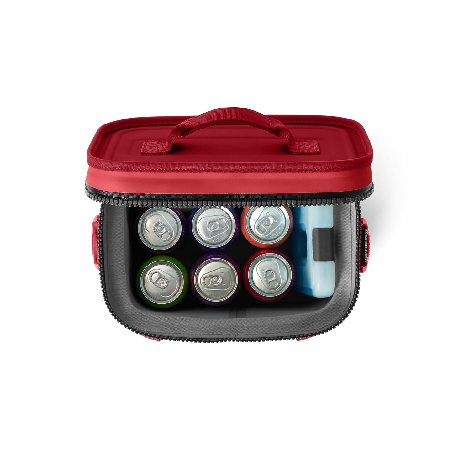 YETI Hopper Flip 8 Portable Cooler, Rescue Red