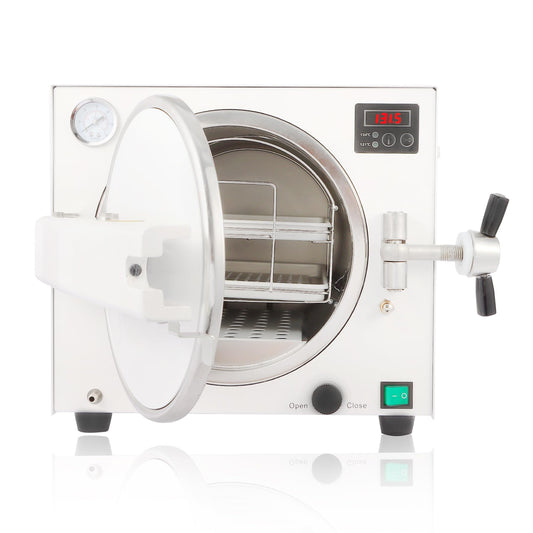 18L Autoclave Sterilizers Lab Autoclave Machine, 1100W Sterilizer Autoclave for Tools, 110V High Temperature Steam Sterilizer with LED Digital Display & Overheat Protection Etc