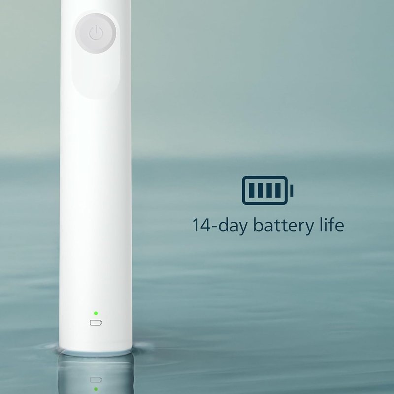 Philips Sonicare HX3411/05 Electric Toothbrush DailyClean 1100 with QuadPacer & Smartimer - (Mint Blue)