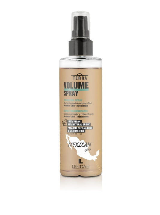 Lendan - Hair Volume Spray - Terra Volume Spray - 200 ml - Hair Volumizer - Strengthens and Maximizes Hair Volume - Immediate Thickening Effect - Anti-Frizz Hair - Vegan