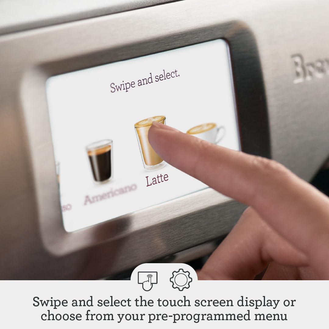 Breville RM-BES880BSS1BUS1 Barista Touch Espresso Machine, Brushed Stainless Steel (Certified Remanufactured)