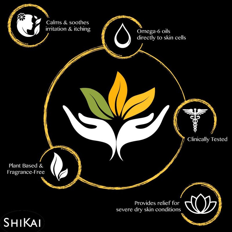 ShiKai - Color Care Shampoo, Plant-Based, Non-Soap, Non-Detergent, Revitalizes and Protects Color-Treated Hair (12 Ounces, Pack of 3)