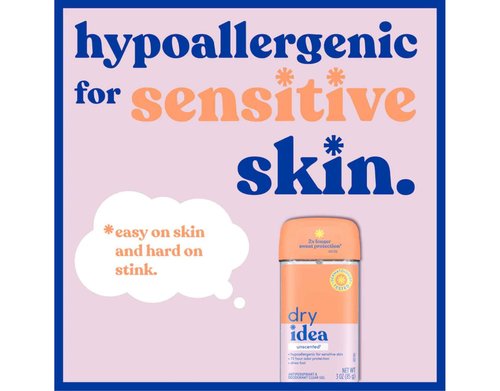 Dry Idea Clear Unscented Antiperspirant Deodorant Gel, 3 Ounce (Pack of 10)