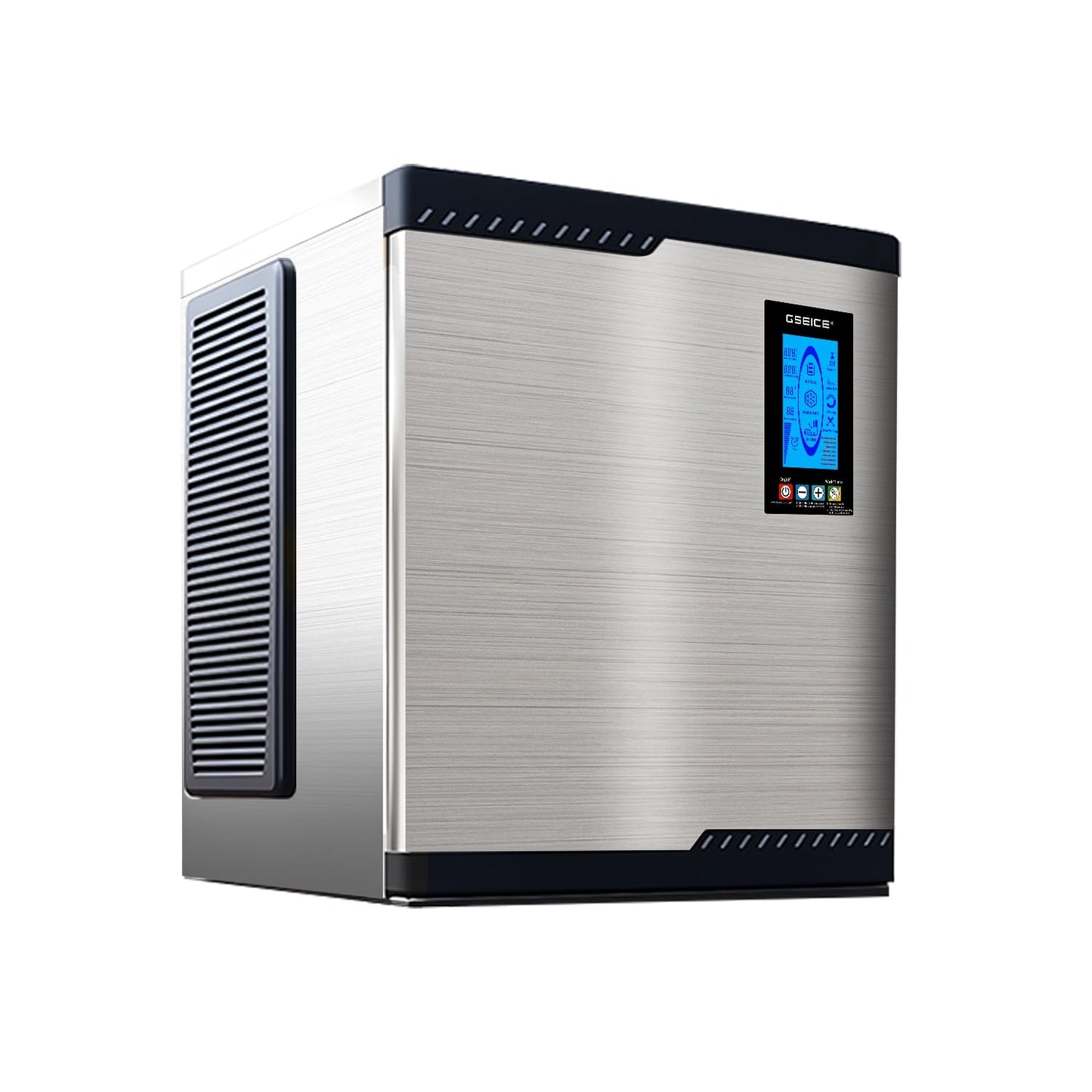500lbs/24H Ice Machine Head Only, ETL Commercial Ice Maker for Restaurant, Ice Machine for Hotel, Ice Maker for Bar Cafe Shop Chains, DOE&CEC Energy-efficient,48 Hours Timer, Self-Cleaning