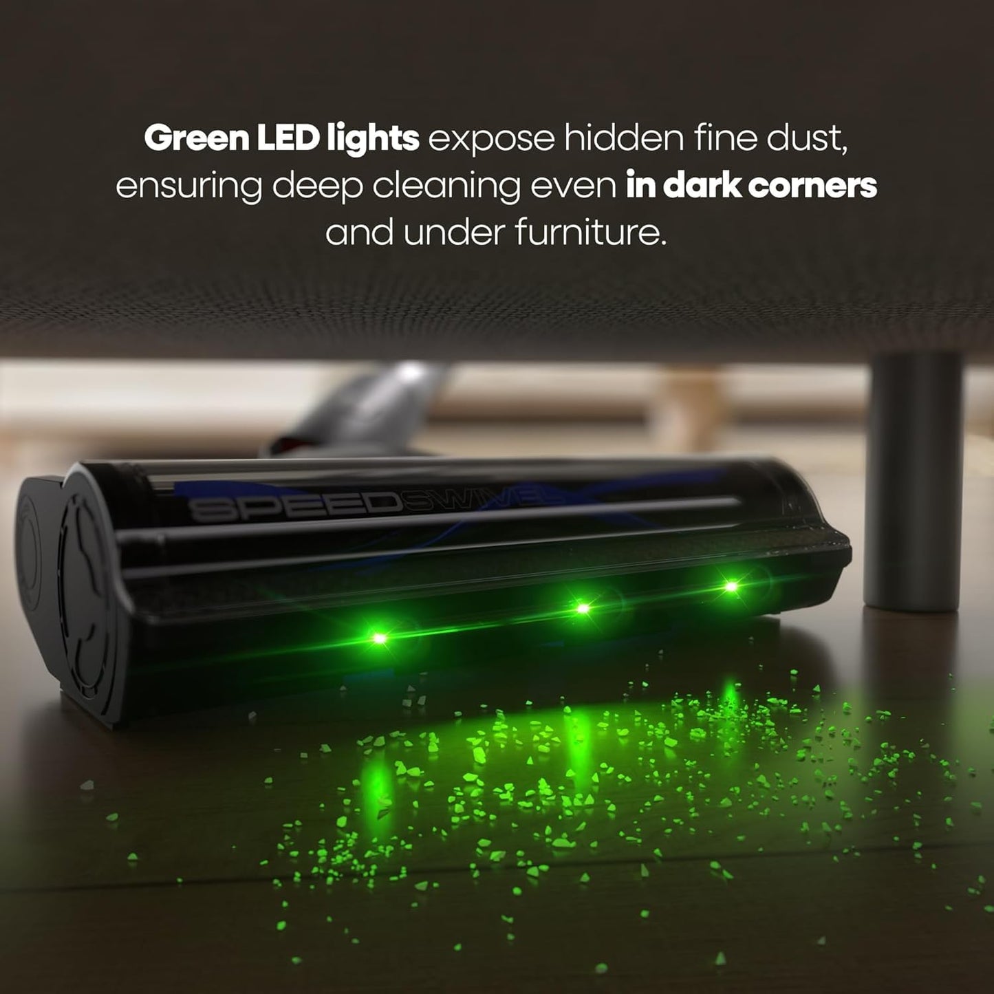YONNDER Cordless Vacuum Cleaner, 550W 55KPA 70Mins Powerful Vacuum Cleaners for Home, with Anti-Tangle, LED Display Screen, Self-Standing Stick Vacuum for Hardwood Floors/Pet Hair/Carpet, M1