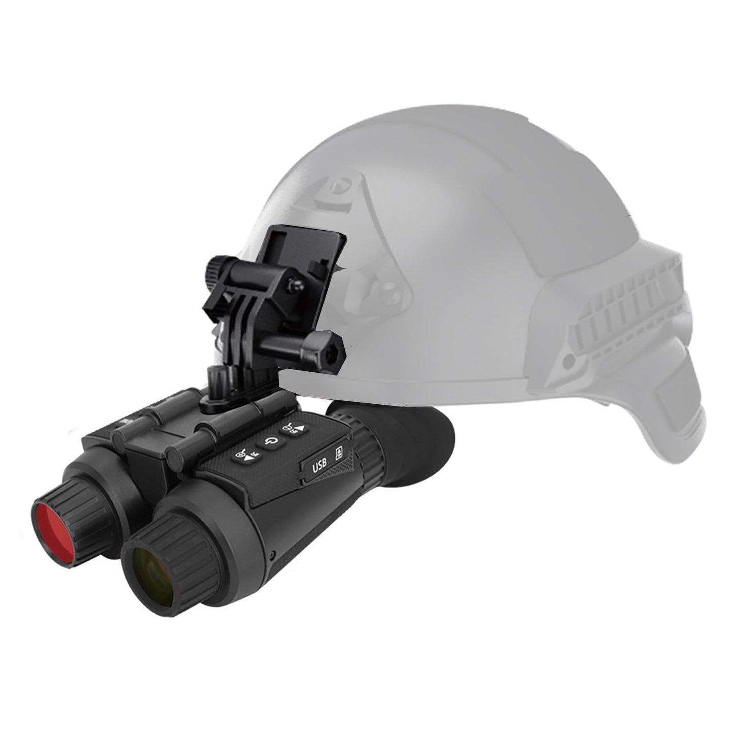 4K Night Vision Goggles, Head-Mounted Binoculars for Hunters, Infrared NVG, 1X to 8X Digital Zoom, Nightvision Scope Infrared Goggles for Hunting