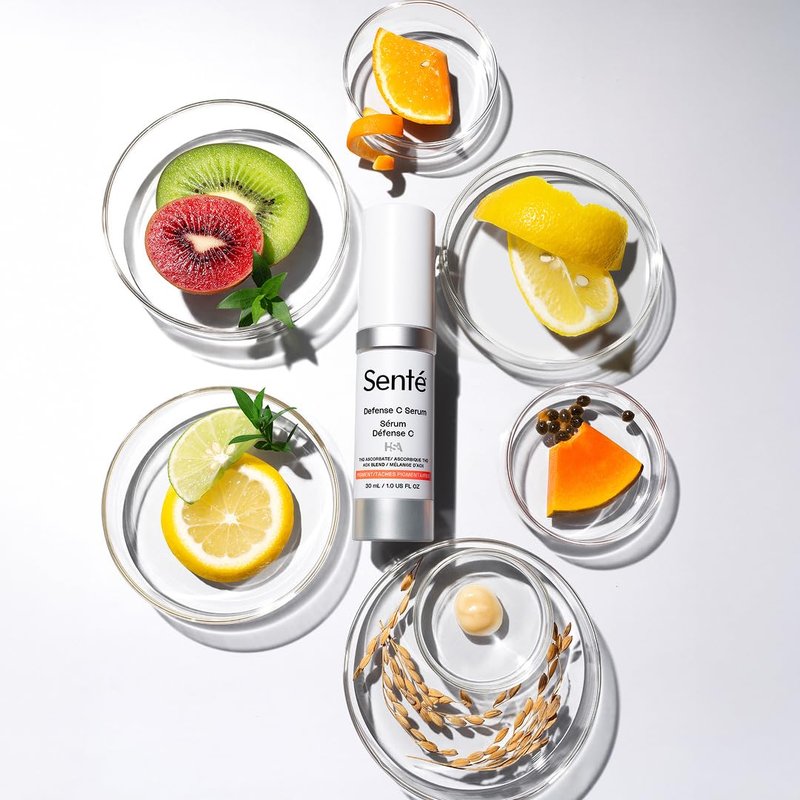 Senté Defense C Serum | Vitamin C Serum for Sensitive Skin | Helps Improve Tone, Texture & Radiance | Antioxidant-Rich Formula | 1 Fl Oz