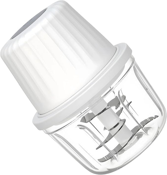 Electric Garlic Chopper, Wireless Mini Food Processor, 13.5 Oz / 400 Ml Capacity, Cordless Veggie Chopper For Ginger, Pepper, Onion, With Type-C Charging