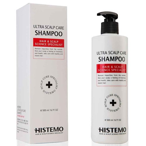 Histemo Ultra Scalp Care Shampoo - DHT Blocking for Hair Restoration and Growth, with Biotin to Prevent Loss for Men & Women with Oily or Color-Treated Hair (16.91 oz)