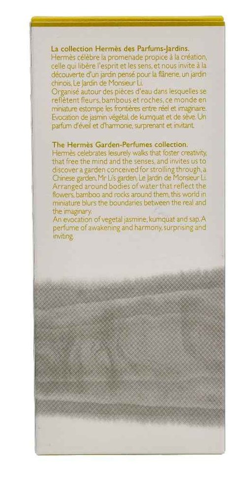 HERMES Le Jardin De Monsieur Li for Unisex Eau de Toilette, 3.4 Ounce, Multi-color
