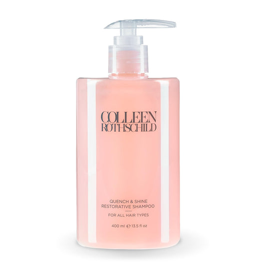 Colleen Rothschild Quench & Shine Restorative Shampoo - Cleanses, Hydrates & Replenishes Moisture for All Hair Types - Softens, Smooths Color-Safe Formula
