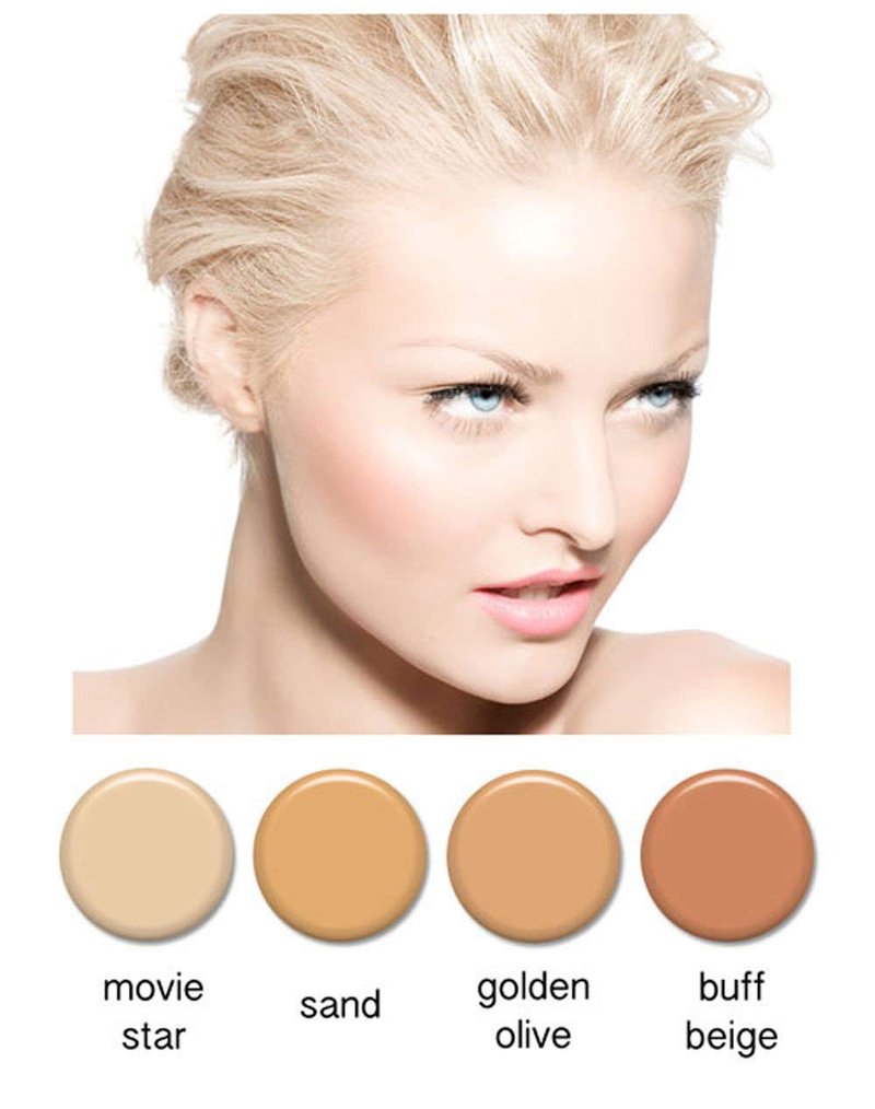 Art of Air Airbrush Makeup - Foundation 1/2oz Bottle Choose Color (Golden Olive)
