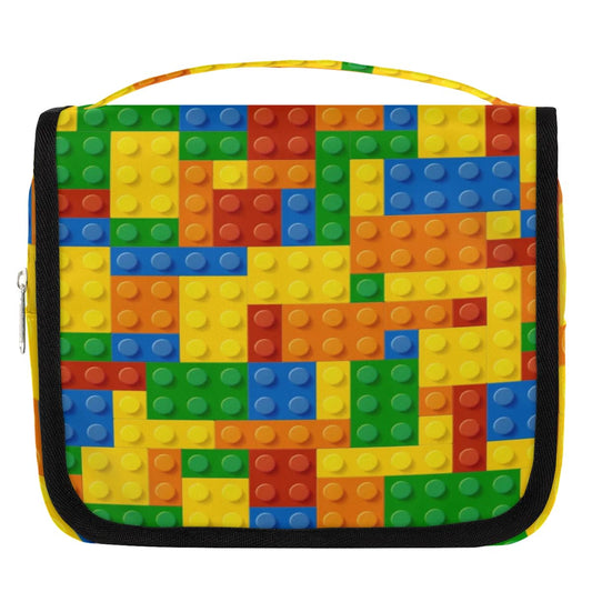 PATTERNFUL Video Game Hanging Travel Toiletry Bag for Kids, Women Cosmetic Organizer Makeup Bag Pouch Men Shaving Dopp Kit Shower Bag With Sturdy Hook