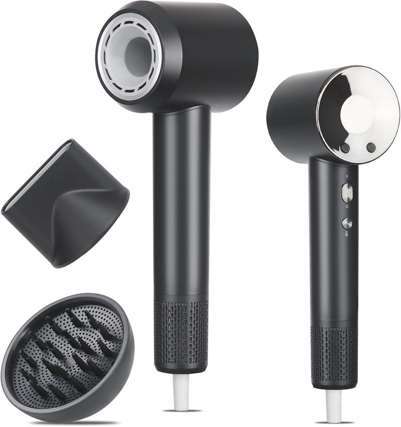 High-Speed Ionic Hair Dryer - 110,000RPM Brushless Motor for 5X Faster Drying | Lightweight & Quiet Design