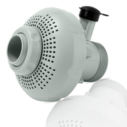 12355 Large Inlet Air Nozzle Compatible with Intex 1900-2450gph Pumps, Pool Inlet Air Nozzle for Intex 18' and Larger Pools, Strainer Grid Nozzle Kit Replacement Parts - 1 Pack