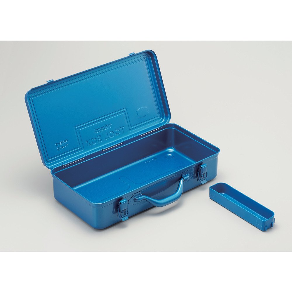 TRUSCO T-410 Trunk Tool Box, 16.5 x 8.7 x 4.3 inches (418 x 222 x 110 cm), Blue