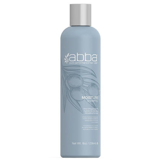 ABBA Moisture Shampoo, Olive & Peppermint Oil,8 Fl Oz (Pack of 1)