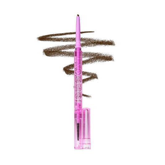 Kosas Brow Pop Eyebrow Pencil – Brow Pencil with Spoolie, Medium Brown