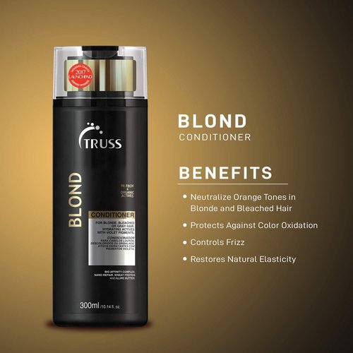 TRUSS Blond Mask Bundle with Blond Conditioner with Violet Pigment