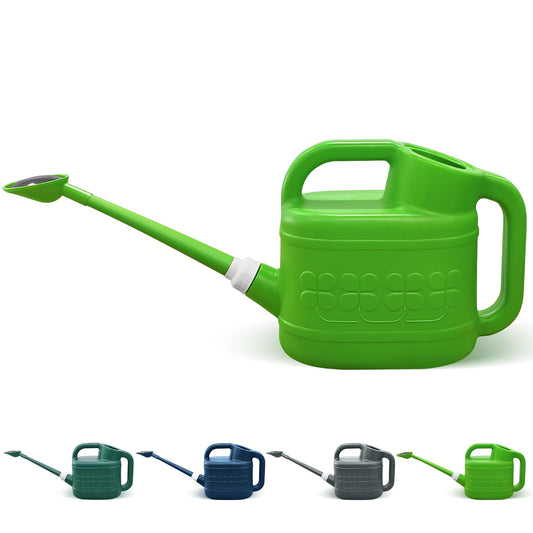 2 Gallon Watering Can for Outdoor Plants, Modern Watering Cans for House Plant Garden Flower, Plastic Watering Cans with Removable Nozzle and Long Spout