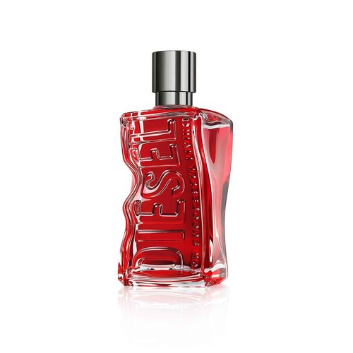 Diesel D RED Eau de Parfum Spray Cologne for Men, Fougere, Notes of Red Grapefruit and Sandal Wood, 1.7 Fl Oz