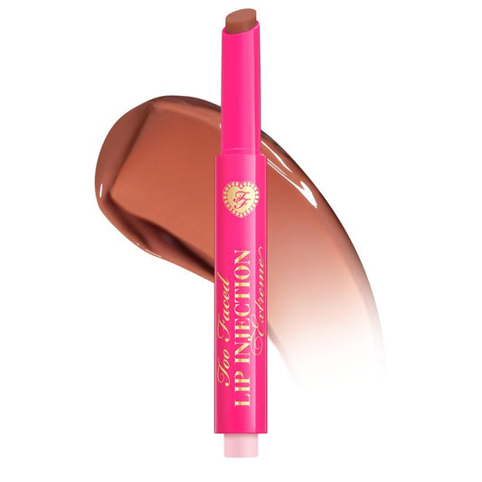 Too Faced Lip Injection Extreme Plumping Clicks | Hydrating, Sheer-To-Medium Buildable Coverage, Lip Plumper with Click Applicator, 0.05 Ounce, Velvet Crush