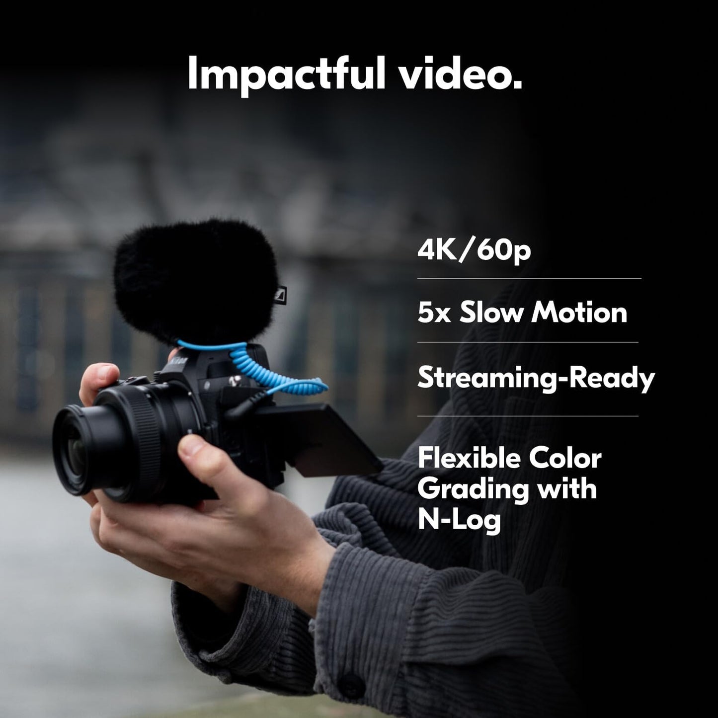 Nikon Z5II FX Full Frame Mirrorless Camera with NIKKOR Z 24-50mm Lens 2018 Bundle with Deco Gear Photography Kit| Pro-Level Photos & 4K Video | Advanced Hybrid AF, IBIS | USA Authorized Partner Model