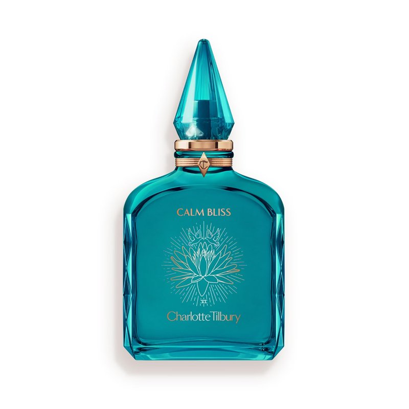 Charlotte Tilbury Calm Bliss Eau De Parfum - Pheromone Enhancing Floral Perfume Enriched with Naturally-Derived Oils - Long-Lasting Scent with Notes of Neroli Oil, Watery Accord & Lavandin Oil (100ml)