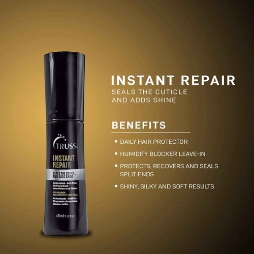 Truss Night Spa Serum - Overnight Hair Treatment Bundle with Instant Repair - Daily Leave-In Hair Protector