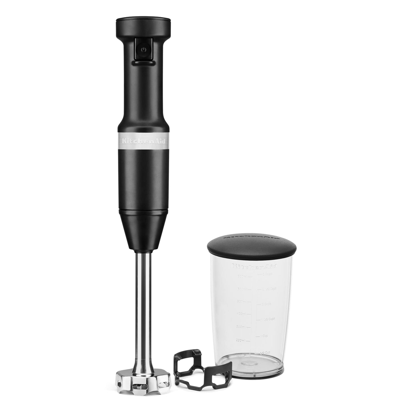 KitchenAid K150 48oz Ice Crushing Blender with Personal Jars, Variable Speed Corded Hand Blender with Blending Jar