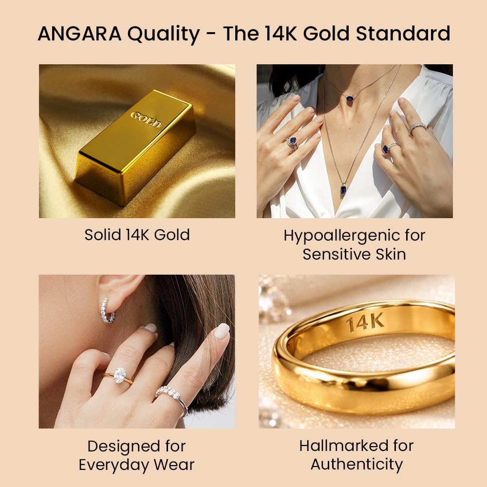 Angara Natural Blue Sapphire Pendant for Women | Heart-Shaped Blue Sapphire Infinity Pendant with Diamond Accents in Yellow Gold | September Birthday, Anniversary, Gemstone Jewelry Gift | A | 4mm