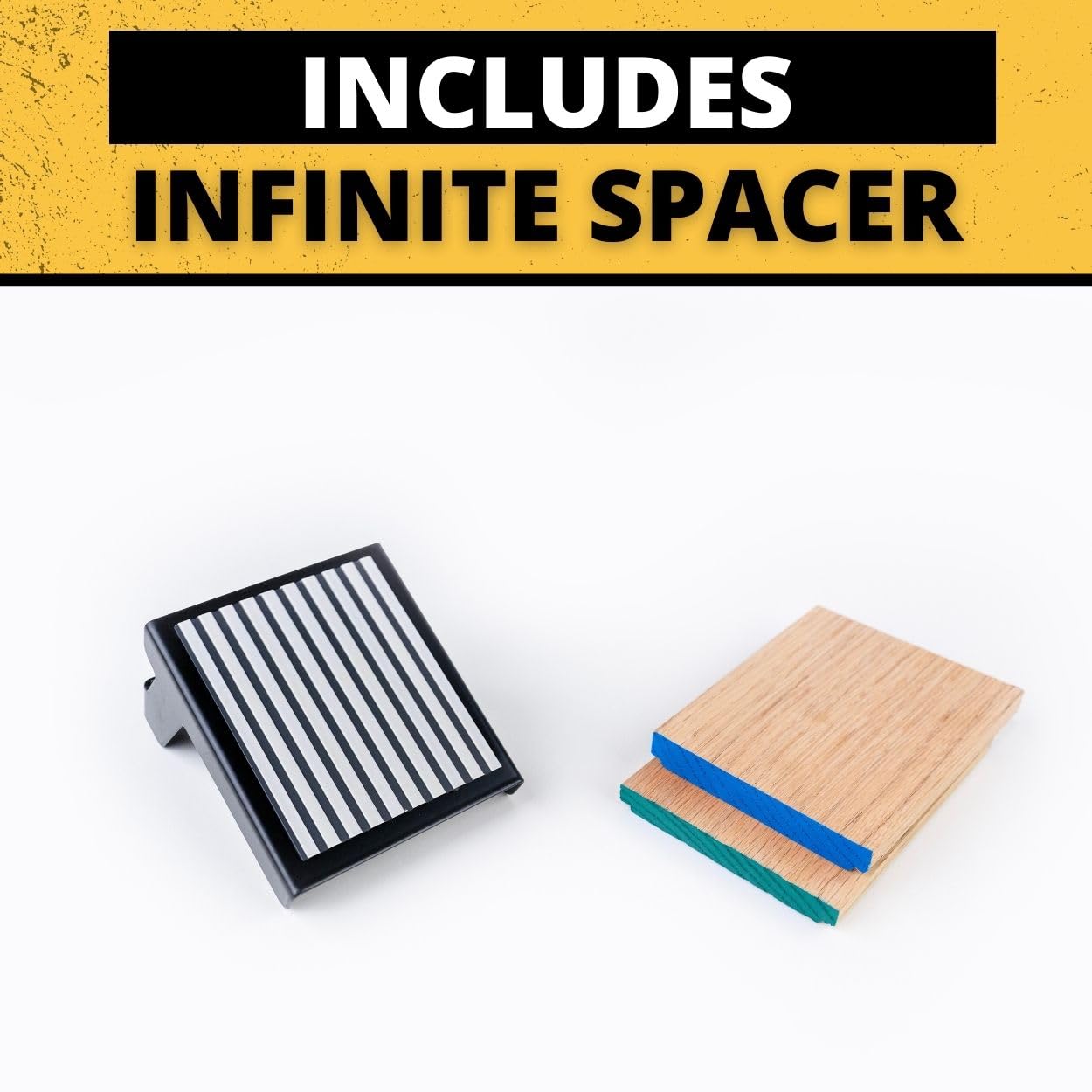 Door Stud Heavy with Infinite Spacer - The Original Door Installation Tool for Home Improvement - Vertically Adjustable for Pre-Hung & Slab Doors - 500-lbs Weight Capacity