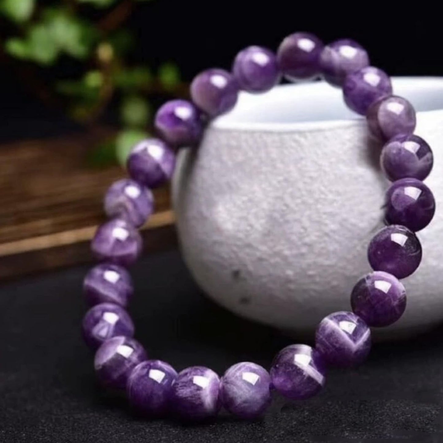 Long tiantian Amethyst Bracelet for Women Crystals and Healing Stones Bracelets Rose Quartz Bracelet Link Pheromone Bracelet for Women Good Luck Energy Chakra Bracelet Jewelry Gifts for Women