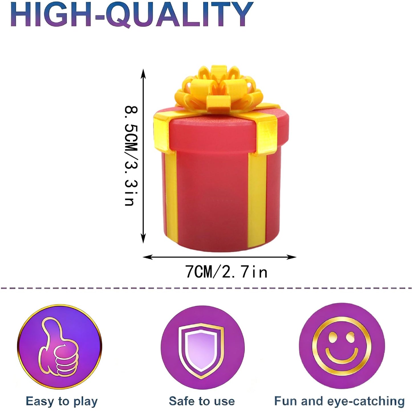 Annoying Nested Screw Gift Box, Annoying Gift Box, Reusable Prank Gifts Boxes for Cash and Small Surprises, Money Puzzle Boxes for Cash Gifts, Perfect Gag Gifts for Birthday, Christmas & Fun Party