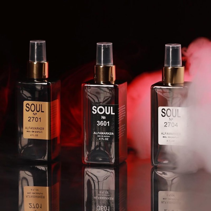 ALFAMARKER SOUL № 3701 Lucky Idol – Perfume for Women | Long Lasting Eau de Parfum Spray 4.0 Fl Oz / 120ml | Boutique-Inspired Floral Fruity Women’s Fragrance