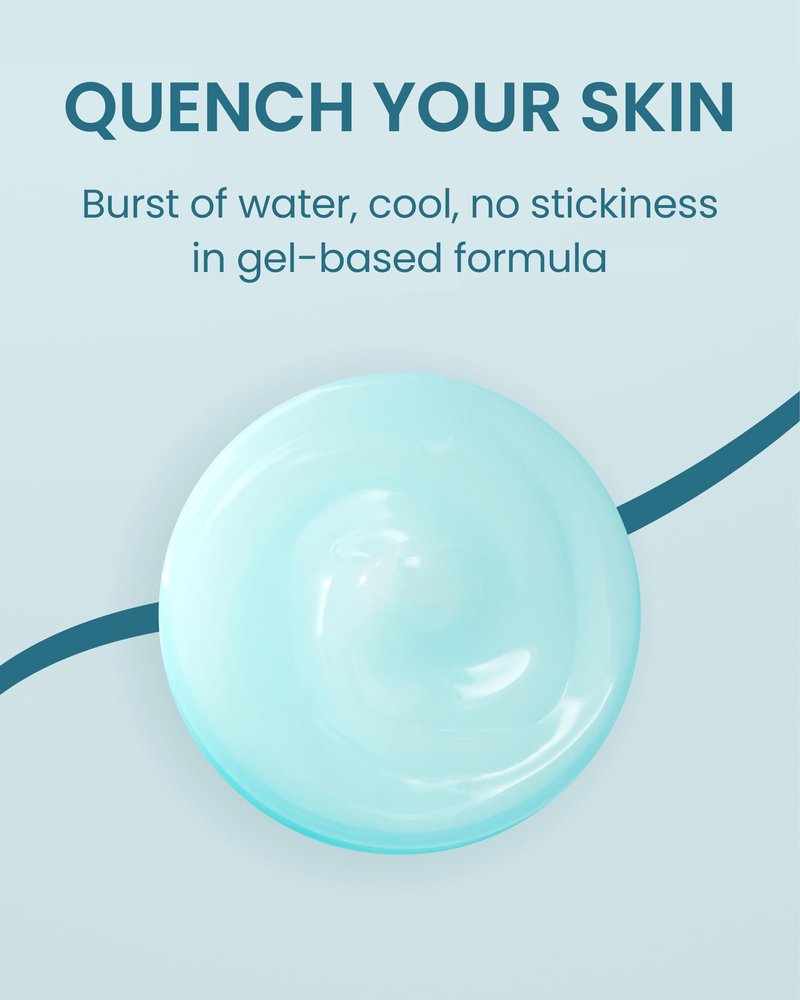 BEYOND Angel Aqua Moisture Cream (10.2 fl oz, Pack of 2) - Vegan Cooling Face Gel Moisturizer - Hydrating & Soothing Cica, Hyaluronic Acid, Panthenol - Korean Skin Care, Value Size Skincare Set