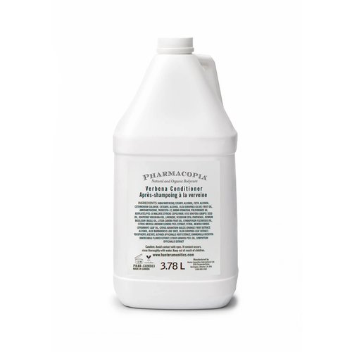 Pharmacopia Hotel Verbena Conditioner – Aromatherapy Hair & Scalp Care with Natural & Organic Ingredients – Vegan, Cruelty Free, Aromatic Conditioner, 128 oz