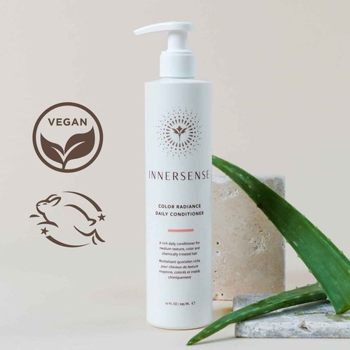 INNERSENSE Organic Beauty - Natural Color Radiance Daily Conditioner | Non-Toxic, Cruelty-Free, Clean Haircare (Refill Pouch, 32 fl oz | 946 ml)